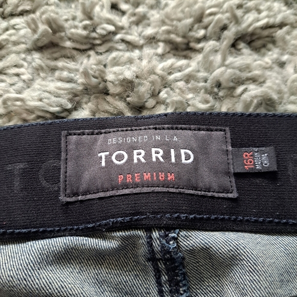 Torrid Women's Blue Jean Shorts - Picture 8 of 11